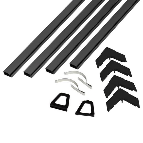 Kit de marcos de pantalla Phifer Bronze de aluminio, 0,8 cm de ancho x 152 cm de largo