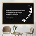 thumbnail image 4 of I never lost my hope Art Canvas, Motivational Canvas, There Are No Hopeless Situations Wall Decor, Ataturk, Ataturk Wall Decor, Canvas Wall Decor - Rolled Canvas, 4 of 5