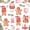 Red Green, variant on Manfei Gingerbread Waterproof Shower Curtain 72Wx72L Christmas Bathroom Curtain, Green White
