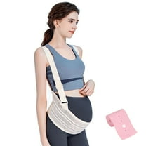 Tonatita Maternity Belt Pregnancy Support Belly Waist Belt Adjustable Lower Girdle Back Band Shoulder Strap for Pregnancy Belly Lifting Support