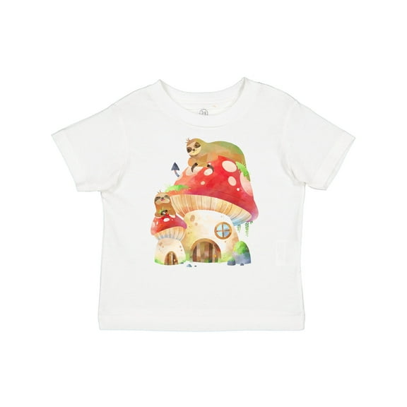 Inktastic Mushroom Cottage Boys or Girls Toddler T-Shirt