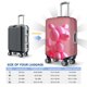 thumbnail image 4 of Balery Pink Balloon Puppy Art Funda de equipaje, fundas para maletas, elástica, lavable, protector de maletas, compatible con maletas de 18 a 32 pulgadas-X-Large, 4 of 7