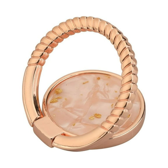 LAX Gadgets Marble Phone Grip Ring Holder Kick-Stand 4 inch- Rose Gold