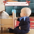 thumbnail image 4 of Amortiguador de tope de puerta, protector de dedos de seguridad para niños, tope de puerta de espuma, protector de dedos antipellizcos, tope de puerta y ventanas evitan que las mascotas del bebé qued TUNC Sencillez, 4 of 5