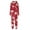 QZZ293-Red, variant on Meichang Matching Family Christmas Pajamas Hooded Onesie Long Sleeve Jumpsuit with Christmas Print Cozy Sleepwear for All