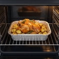 thumbnail image 4 of 50-Pack Disposable Aluminum Foil Pans with Lids, 8.3x6.2 Inch 2.25LB To-Go Containers for Cooking, Baking, Catering & Meal Prep - Freezer & Oven Safe, 4 of 9