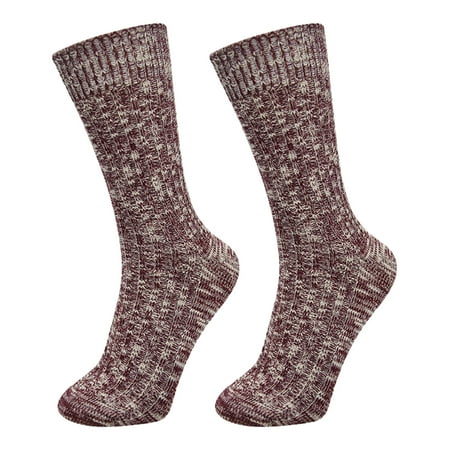 

Winter socks warm thick knit wool soft vintage casual crew socks
