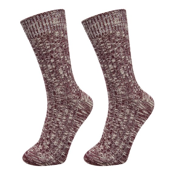 Winter socks warm thick knit wool soft vintage casual crew socks