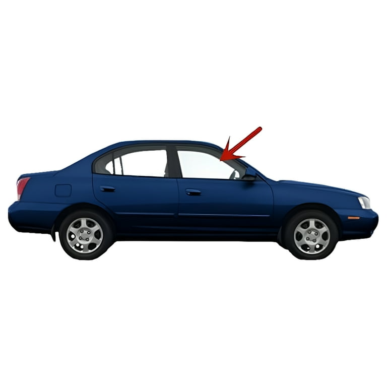 Passenger Right Side Front Door Window Door Glass Compatible with Hyundai  Elantra 4 Door Sedan/Hatchback 2001-2006 Models - Walmart.com