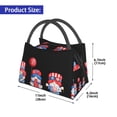 thumbnail image 2 of Disketp Happy Independence Day Gnome Insulated Bags, Insulated Cooler Bag Totes for Lunch Beach Camping, 2 of 6