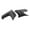 Matt Black, variant on Left & Fairing, Guard Replacement, for ER6N, 2012-15, Repair Parts - Gloss Black