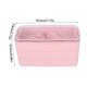 thumbnail image 3 of Lonchera Bento apilable para adultos | Recipiente para preparar comidas con 3 compartimentos y juego de utensilios | Plástico resistente a fugas | Apto para microondas y lavavajillas | Beige, rosa,, 3 of 7