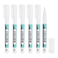 thumbnail image 1 of Unique Bargains Permanent Marker Pens, 6 Pack White Ink Waterproof Pen Markers Oil Based Paint Medium Point Tip, 1 of 7