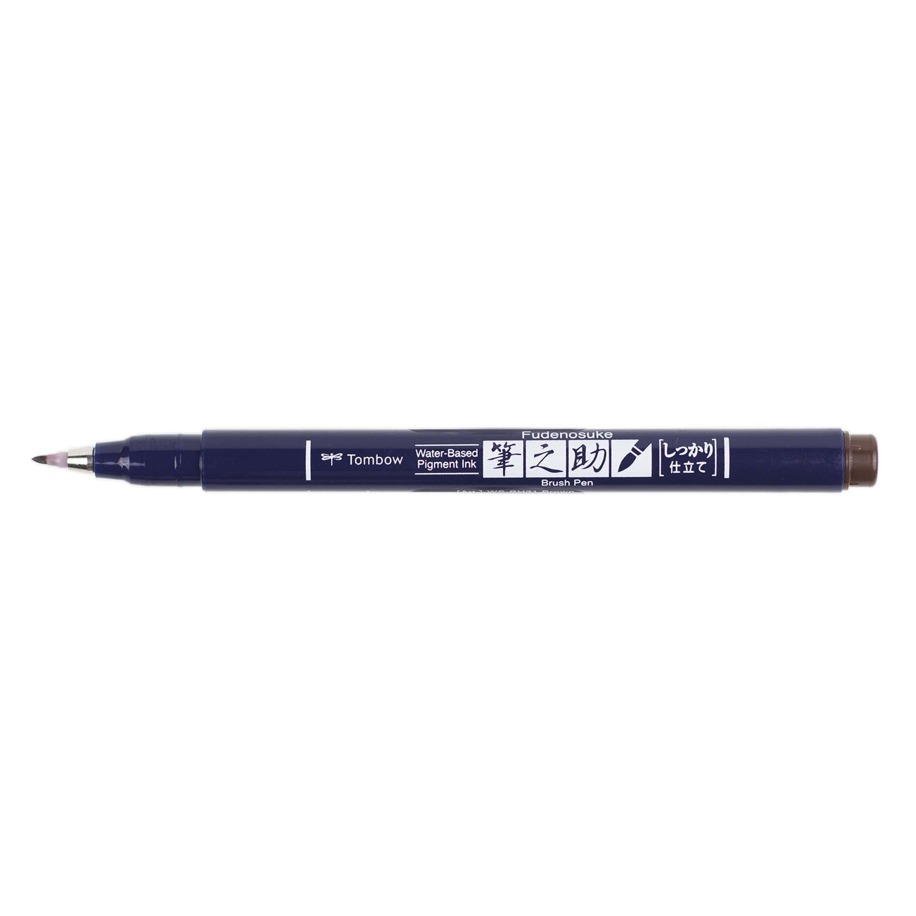 Tombow Fudenosuke Hard Tip Brush Pen, 12 Pack