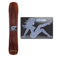 thumbnail image 2 of Stompgrip Premium Planche à Neige Stomp Pad Flacon de Boue Collection Old School Décalcomanie 3D (Gris), 2 of 4