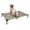 Beige Coffee, variant on Veehoo Cooling Elevated Dog Bed, Portable Raised Pet Cot with Washable Mesh, Large, Black