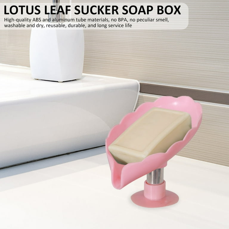 Suction Cup Self-Draining Soap Dish, Soap Accessories