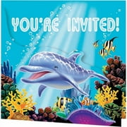 Creative Converting Ocean Party Invites