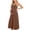 Brown 02, variant on Maternity Summer Maxi Dress Summer Spaghetti Strap Scoop Neck Baby Shower Photoshoot Casual Boho Sleeveless Long Sundress S-3XL