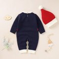 thumbnail image 3 of Kmbangi Baby Romper Xmas Print Back Buttons Jumpsuit, 3 of 9