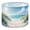 Color 2, variant on Linen Drum Lampshades Tropical Sunset Beach Palm Tree Silhouette Ocean Coastal 13"x13"x10" Light Shade for Table Lamps Floor Lamp Shades Lampshade Replacement Assembly Required