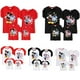 thumbnail image 2 of Dibujos animados Mickey Mouse Minne Familia Ropa a juego Papá Mamá Niños Niñas Trajes a juego Niños Camiseta para adultos Camisetas Ropa de verano para niños (110) Gao Jinjia LED, 2 of 2