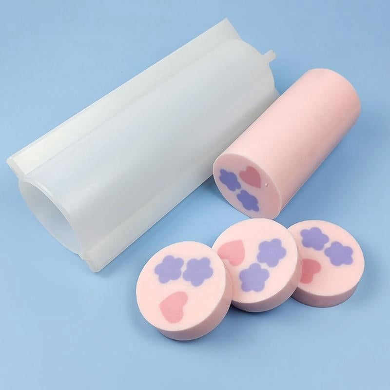 Large Cylinder Silicone Mold Epoxy Resin Casting Mold Mousse Cake Mould Decor