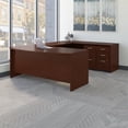 thumbnail image 2 of Series C 72W Bow Front U Desk with Drawers in Mahogany - Engineered Wood, 2 of 7