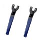thumbnail image 1 of Llave de husillo para amoladora de 2 piezas, llave de husillo ajustable en ángulo, llave para amoladora angular, mango de plástico para amoladora angular, azul, 1 of 3
