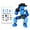 Blue-A, variant on Tanglewen Mini Titan T-13 Action Figures,Assembly Completed Luck Dummy Robot 13 Action Figure Toys Stick Figures with Multi Joints Movable Fidget Gifts(A)