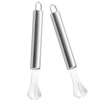 ROSENICE 2PCS Oyster Shucker Tool Intestine Opener Stainless Steel Silver for Food Preparation Kitchen Tool