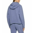 thumbnail image 2 of Calvin Klein Women's Cozy Relaxed Fit Fleece Logo Hoodie (Dusk, M), 2 of 11