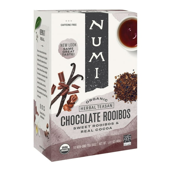 Numi Organic Chocolate Rooibos Tea  1.41 oz. Pack of 3