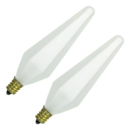 120 Volt 4 Light Chain - Sunlite 34400 - 40 watt 120 volt Candelabra Screw (E12) Base 3200K Dimmable Light Bulb (2 pack)