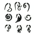 thumbnail image 1 of Pendientes Gótica, 9 Unids/Set Pendientes Acrílicos Estilo Punk Pendientes para Hombre Pendientes Gótica para Mujer Juego de Pendientes Vintage Punk Gótico Pendientes, 1 of 7