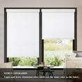 thumbnail image 3 of Blackout Cordless Blinds with Valance by AOSKY for Home & Office, Free-Stop, Thermal Insulated, UV Protection, Multiple Colors Available.25" W x 72" H, White, 3 of 5