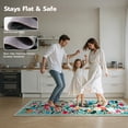 thumbnail image 3 of Joyfy Washable Floral Area Rug Non-Slip Soft Carpet with Rubber Backing for Living Room, Bedroom, Dining Room, Kids Nursery and Bedside Indoor Use, 3 of 8