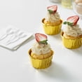 thumbnail image 3 of Restaurantware-Large 3.4-oz Pleated Baking Cups: Perfect for Muffins, Cupcakes or Mini Snacks - Rose Gold Luxury - Disposable and Recyclable - 200-CT, 3 of 3
