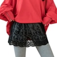thumbnail image 1 of MesaSe Rallonges de Chemise Mini pour Femmes, Polyvalentes, Ajustables, Superposition, Faux Haut, Rallonge de Chemise à Balayage Inférieur avec Bande de Taille Élastique, Robe Mini, 1 of 6