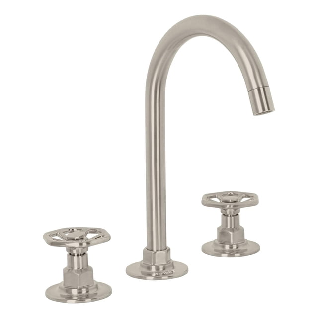 Mezcladora p/lavabo,taladros separados,redondos,satín,Tubig Foset TBM-91N