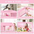 thumbnail image 6 of Baby Playpen with Mat 50x50 Inch Large Girls Pink Playpen for Babies and Toddlers 1-3 Baby Play Pen, 6 of 6