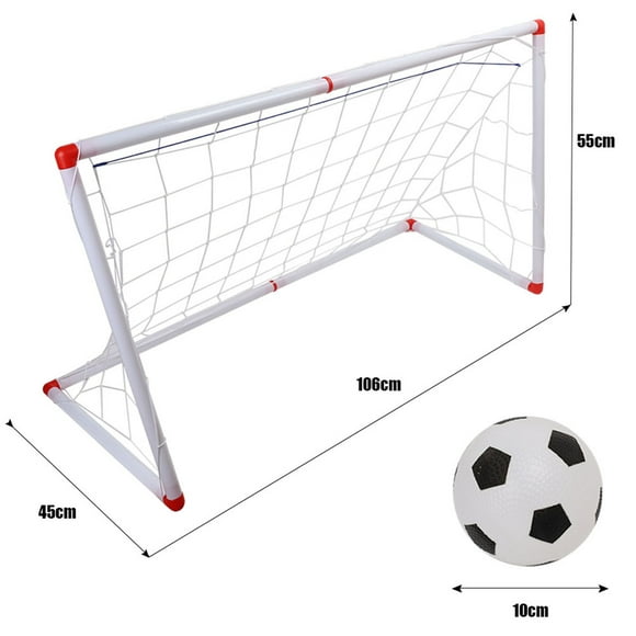 Soccer Goal Post Net, Football Goal Post Net, Rounded Edge Design Plastic for Practice Indoor Outdoor Goal Post Net Kids Sport Toy