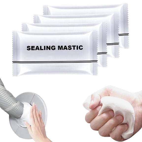 Sealant Clay,Waterproof Sealant,Waterproof Sealant Mastic, 2026 Upgrade Waterproof Repair Sealing Clay, Cement Crack Filler,Quick Mending Mud for Drain Connection, Wall Hole(White)