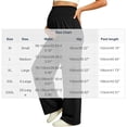thumbnail image 3 of Fesfesfes Women's Maternity High Waist Wide Leg Pants Relaxed Fit Stretchy Belly Support Soft Casual Long Trousers for Autumn Winter Daily Wear Work (M-XXXL), 3 of 5