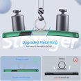 thumbnail image 3 of Hidden Series Compatible with iPhone 12 Case 5G, [Heat Dissipation] [No Fall-Off Kickstand] 360° Metal Ring, 15Ft Military Grade Shockproof Phone Case for iPhone 12 6.1 Inch, Green, 3 of 13