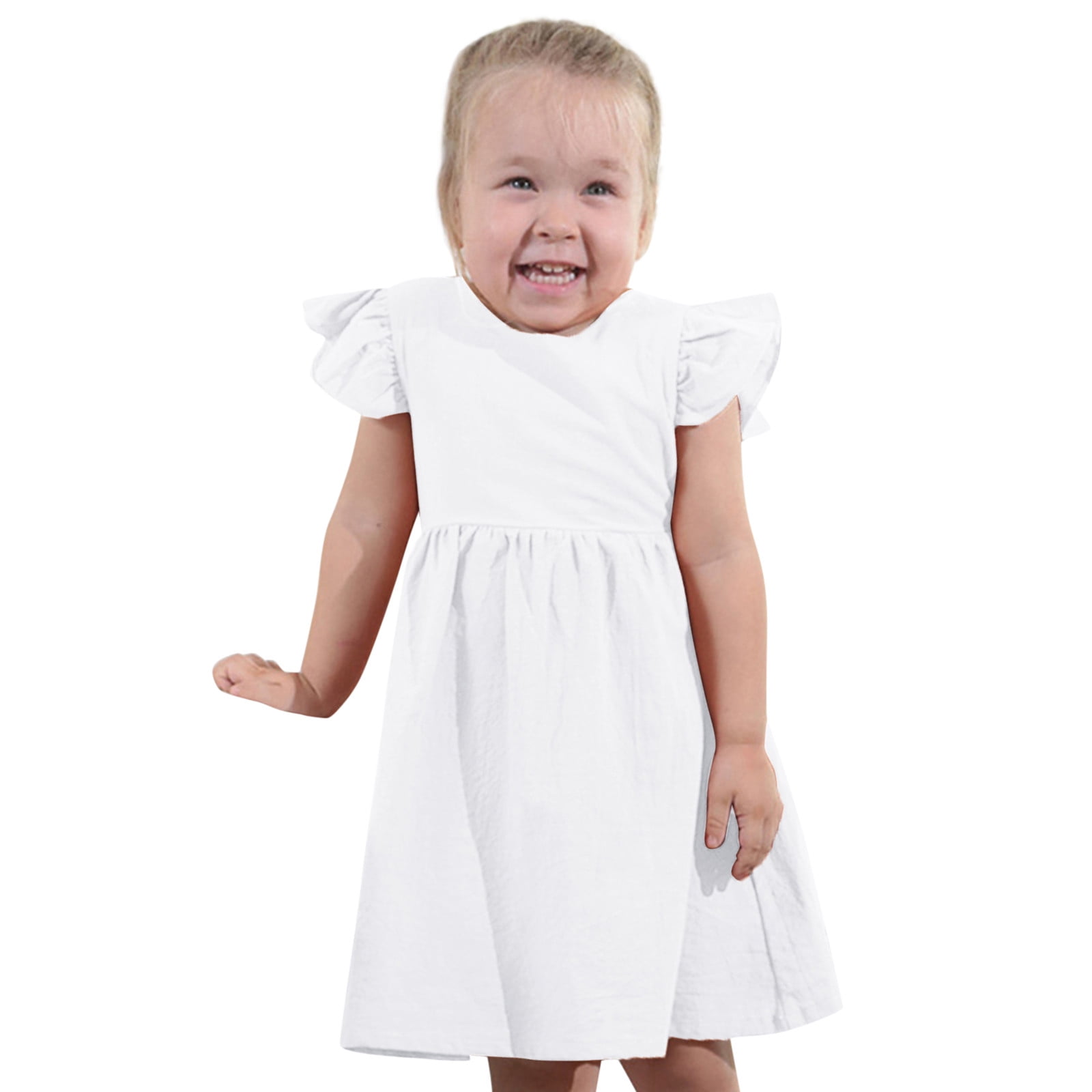 Kid Girl Bowknot Design Colorblock Long-sleeve Dress