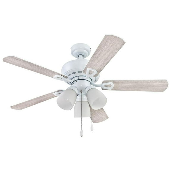 Open Box Portage Bay Miller Park Ceiling Fan w/ Reversible Blades, 44", Nickel