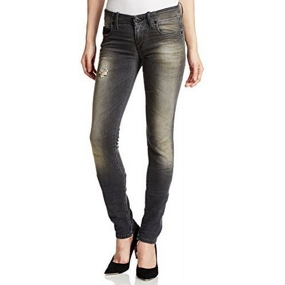 Diesel Women's Grupee-Ne Super Slim Skinny Jean 0835B, Grey, 25x32