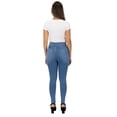 thumbnail image 4 of Pantalón Skinny Britos Jeans Mujer Azul Corazón 023949, 4 of 5