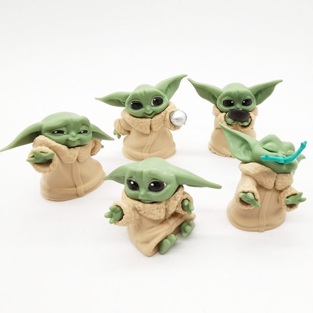 Figura de acción de Baby Yoda Grogu, juguetes Mini de 56cm, Mandalorian Yoda Baby, Star Wars, Figuras de Yoda, juguetes calientes para niños
